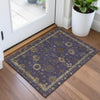 Piper Looms Chantille Global ACN2045 Eggplant Machine Washable Area Rug Scatter Lifestyle Image Feature