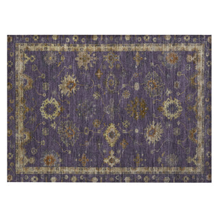 Piper Looms Chantille Global ACN2045 Eggplant Machine Washable Area Rug Scatter Main Image