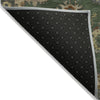Piper Looms Chantille Global ACN2045 Fern Machine Washable Area Rug Backing Image