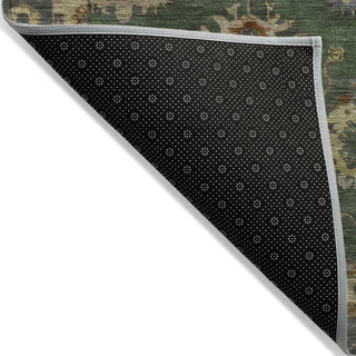 Piper Looms Chantille Global ACN2045 Fern Machine Washable Area Rug Backing Image