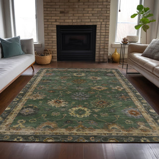 Piper Looms Chantille Global ACN2045 Fern Machine Washable Area Rug Lifestyle Image Feature
