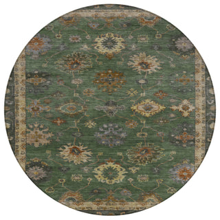 Piper Looms Chantille Global ACN2045 Fern Machine Washable Area Rug Round Main Image