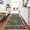 Piper Looms Chantille Global ACN2045 Fern Machine Washable Area Rug Runner Lifestyle Image Feature