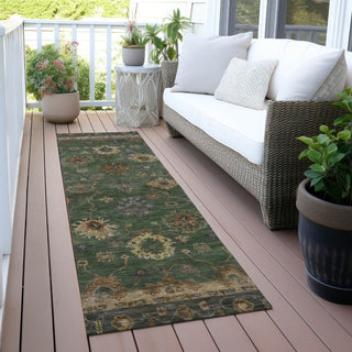 Piper Looms Chantille Global ACN2045 Fern Machine Washable Area Rug Runner Outdoor Lifestyle Image Feature