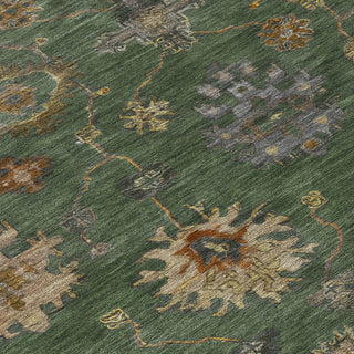 Piper Looms Chantille Global ACN2045 Fern Machine Washable Area Rug Swatch Image