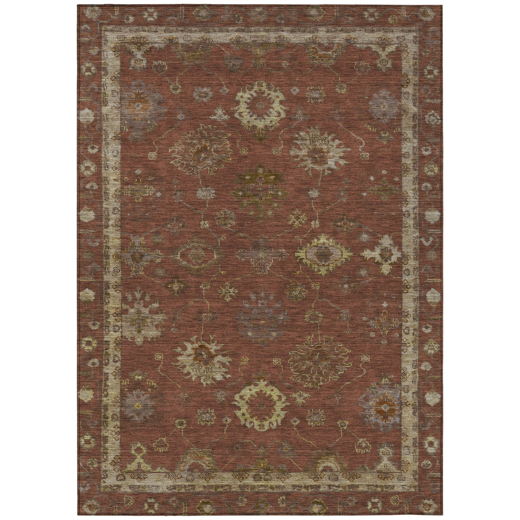 Piper Looms Chantille Global ACN2045 Paprika Machine Washable Area Rug main image