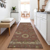 Piper Looms Chantille Global ACN2045 Paprika Machine Washable Area Rug Runner Lifestyle Image Feature