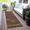 Piper Looms Chantille Global ACN2045 Paprika Machine Washable Area Rug Runner Outdoor Lifestyle Image Feature