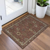 Piper Looms Chantille Global ACN2045 Paprika Machine Washable Area Rug Scatter Lifestyle Image Feature