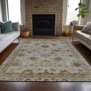 Piper Looms Chantille Global ACN2045 Taupe Machine Washable Area Rug Lifestyle Image Feature