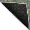 Piper Looms Chantille Global ACN2045 Teal Machine Washable Area Rug Backing Image
