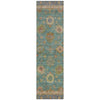 Piper Looms Chantille Global ACN2045 Teal Machine Washable Area Rug Runner Main Image