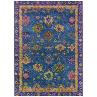 Piper Looms Chantille Global ACN2046 Blue Machine Washable Area Rug main image