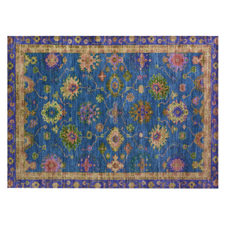 Piper Looms Chantille Global ACN2046 Blue Machine Washable Area Rug Scatter Main Image