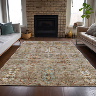 Piper Looms Chantille Global ACN2047 Beige Machine Washable Area Rug Lifestyle Image Feature