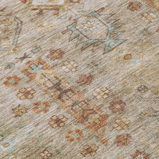 Piper Looms Chantille Global ACN2047 Beige Machine Washable Area Rug Swatch Image