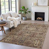 Piper Looms Chantille Global ACN2047 Brown Machine Washable Area Rug Lifestyle Image Feature
