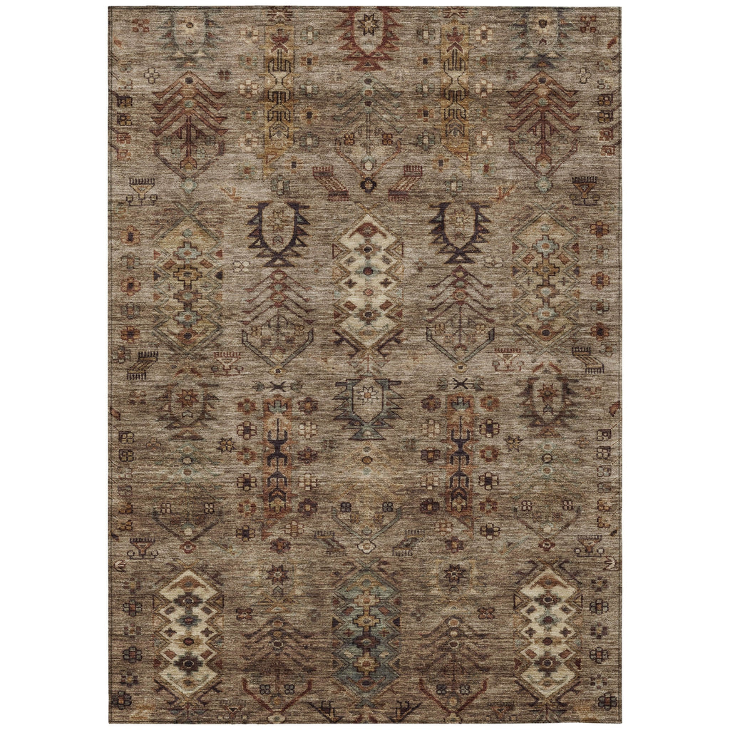 Piper Looms Chantille Global ACN2047 Brown Machine Washable Area Rug main image