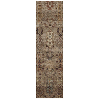 Piper Looms Chantille Global ACN2047 Brown Machine Washable Area Rug Runner Main Image