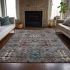 Piper Looms Chantille Global ACN2047 Gray Machine Washable Area Rug Lifestyle Image Feature