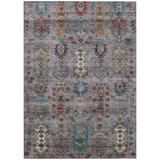 Piper Looms Chantille Global ACN2047 Gray Machine Washable Area Rug main image