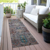 Piper Looms Chantille Global ACN2047 Gray Machine Washable Area Rug Runner Outdoor Lifestyle Image Feature