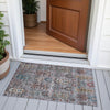 Piper Looms Chantille Global ACN2047 Gray Machine Washable Area Rug Scatter Outdoor Lifestyle Image Feature
