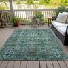 Piper Looms Chantille Global ACN2047 Green Machine Washable Area Rug Outdoor Lifestyle Image Feature