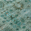 Piper Looms Chantille Global ACN2047 Green Machine Washable Area Rug Swatch Image