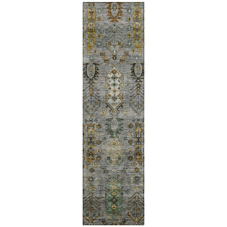 Piper Looms Chantille Global ACN2047 Pewter Machine Washable Area Rug Runner Main Image