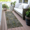 Piper Looms Chantille Global ACN2047 Pewter Machine Washable Area Rug Runner Outdoor Lifestyle Image Feature