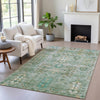 Piper Looms Chantille Global ACN2047 Sage Machine Washable Area Rug Lifestyle Image Feature