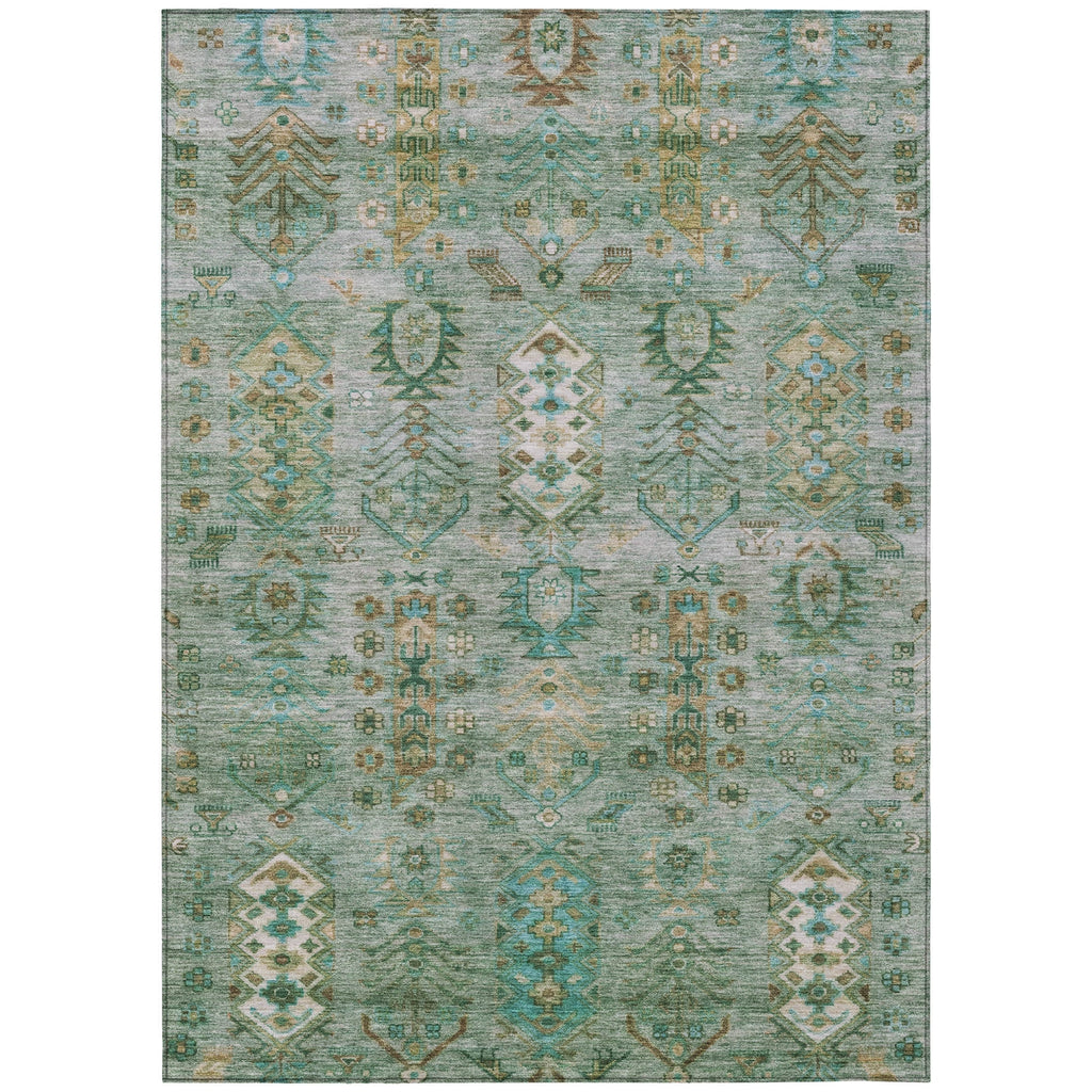 Piper Looms Chantille Global ACN2047 Sage Machine Washable Area Rug main image