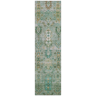 Piper Looms Chantille Global ACN2047 Sage Machine Washable Area Rug Runner Main Image