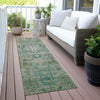 Piper Looms Chantille Global ACN2047 Sage Machine Washable Area Rug Runner Outdoor Lifestyle Image Feature