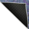 Piper Looms Chantille Panel ACN2049 Blue Machine Washable Area Rug Backing Image