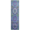 Piper Looms Chantille Panel ACN2049 Blue Machine Washable Area Rug Runner Main Image