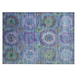 Piper Looms Chantille Panel ACN2049 Blue Machine Washable Area Rug Scatter Main Image