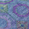 Piper Looms Chantille Panel ACN2049 Blue Machine Washable Area Rug Swatch Image