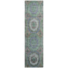 Piper Looms Chantille Panel ACN2049 Green Machine Washable Area Rug Runner Main Image