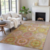 Piper Looms Chantille Panel ACN2049 Orange Machine Washable Area Rug Lifestyle Image Feature