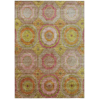 Piper Looms Chantille Panel ACN2049 Orange Machine Washable Area Rug main image