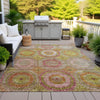 Piper Looms Chantille Panel ACN2049 Orange Machine Washable Area Rug Outdoor Lifestyle Image Feature