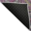 Piper Looms Chantille Panel ACN2049 Pink Machine Washable Area Rug Backing Image