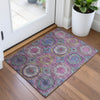 Piper Looms Chantille Panel ACN2049 Pink Machine Washable Area Rug Scatter Lifestyle Image Feature