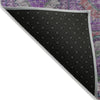 Piper Looms Chantille Panel ACN2049 Purple Machine Washable Area Rug Backing Image