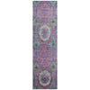 Piper Looms Chantille Panel ACN2049 Purple Machine Washable Area Rug Runner Main Image