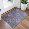 Piper Looms Chantille Panel ACN2049 Purple Machine Washable Area Rug Scatter Lifestyle Image Feature