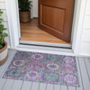 Piper Looms Chantille Panel ACN2049 Purple Machine Washable Area Rug Scatter Outdoor Lifestyle Image Feature