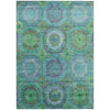Piper Looms Chantille Panel ACN2049 Teal Machine Washable Area Rug main image